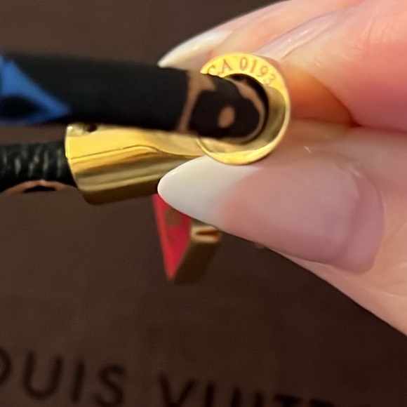 Louis Vuitton Limited Edition Luck it Takashi Murakami Multicolor Bracelet 6.75” - Picture 9 of 9